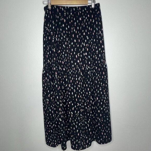 12 Thompson Skirt Y2K Button Down Front With Slit  Multicolor‎ Skirt. SZ L - Picture 2 of 12